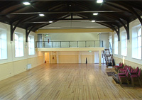 the main hall in the temperance hall